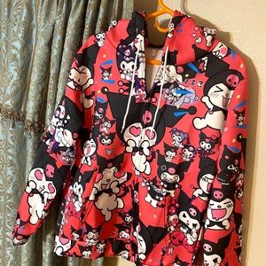 Kuromi Hoodie Oversized M Pink